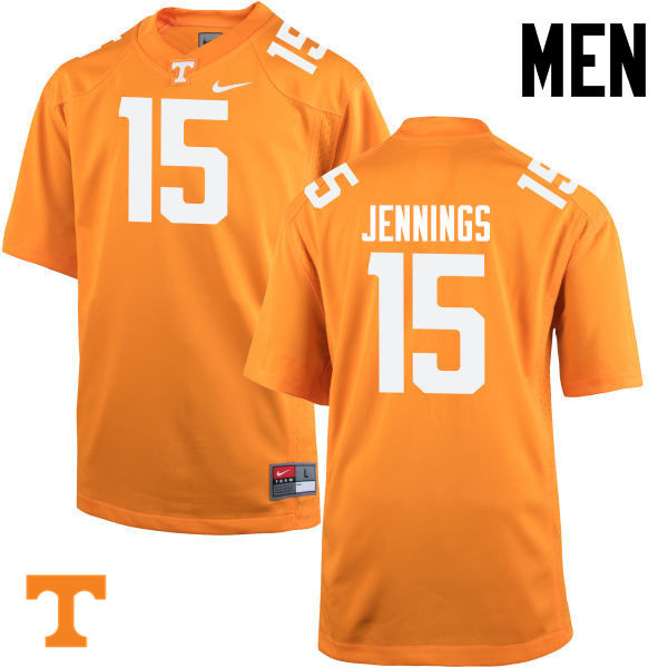 Men #15 Jauan Jennings Tennessee Volunteers College Football Jerseys-Orange